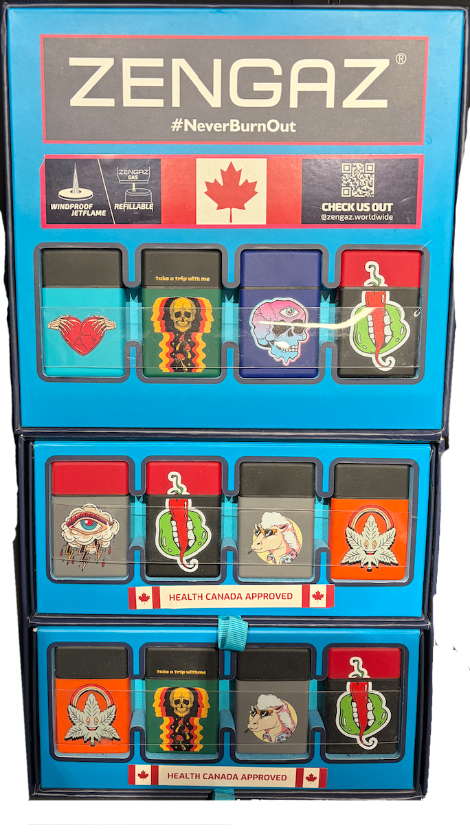 Zengaz X RIPNDIP Chip Jet (ZL-30) Collab Series Jet Rubberized Cube Lighters